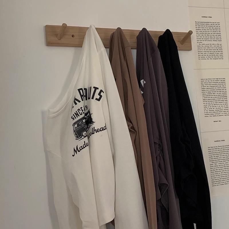 Женская милая и пикантная шикарная футболка с длинным рукавом - Приталенный дизайн для весны/осени