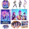 Аниме Kpop Охотники на демонов Тематическая настольная игра Игрушки Руми Мира Зои Ханттрикс Узор персонажа Пазл Детский сюрприз Подарки на день рождения