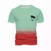 Summer Printed Men's Trendy Loose Casual Short Sleeved T-Shirts Men Tops