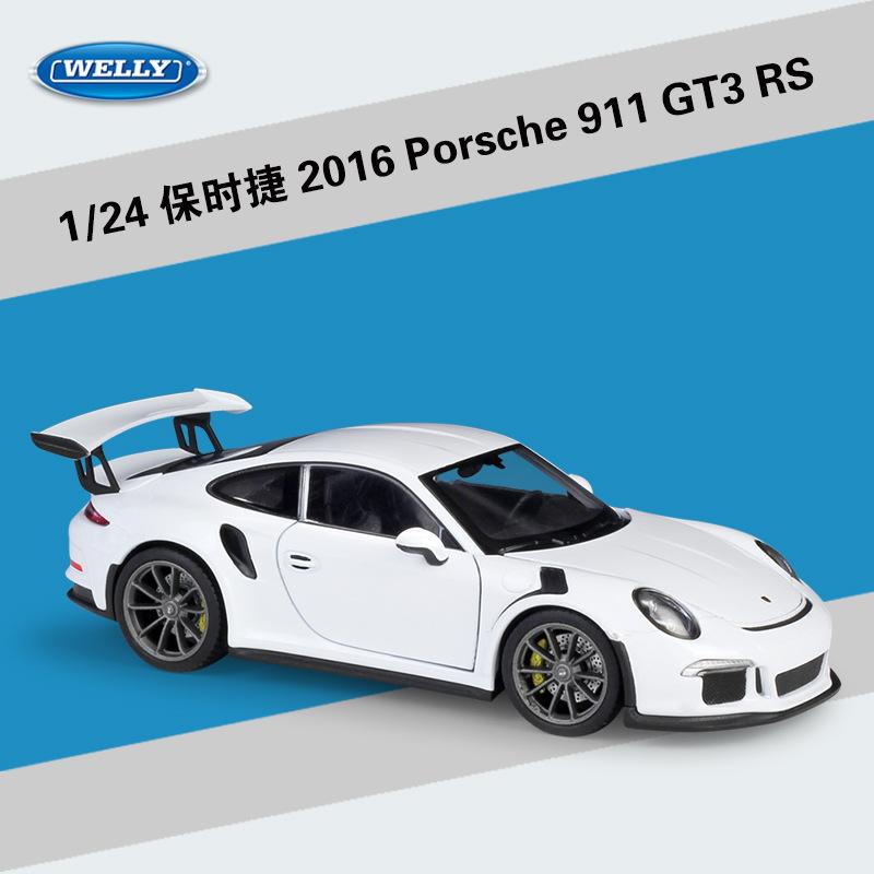 AKEZM1 WELLY 1:24 Scale 1964 Porsche 911 Classic First Generation - Alloy Die-Cast Model with Opening Doors, Collector's Display Gift