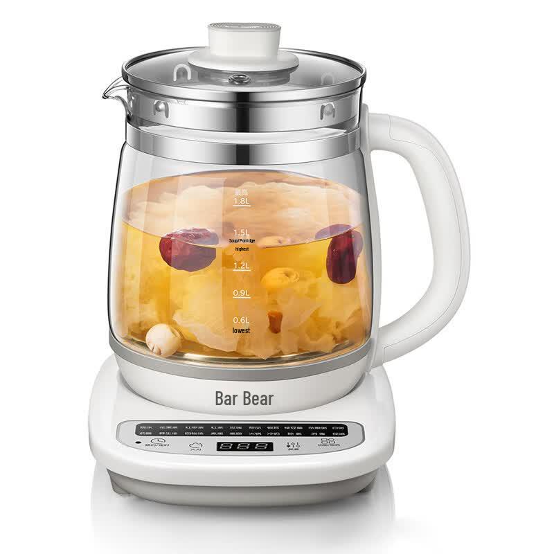 Bear 1.8L Multifunction Glass Health Kettle CN plug (adapter included)