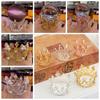 Props Rhinestone Support Crown Crystal Ball Holder Glass Sphere Base Metal Display Stand
