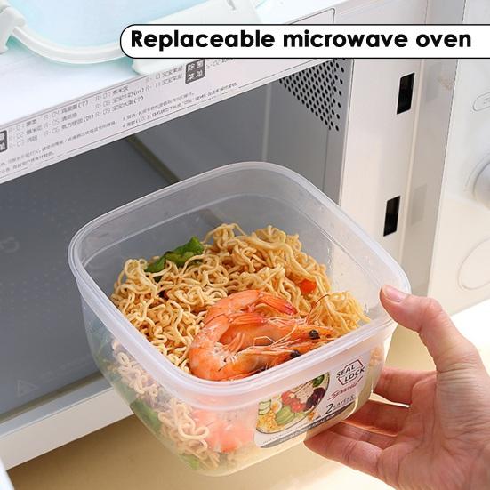 Прочный портативный контейнер для хранения салатов, легкий двухслойный контейнер для обеда, школьный контейнер для еды