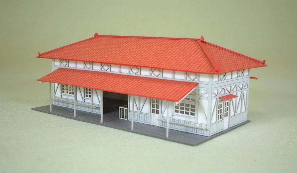 Sankei Nostalgic Diorama Series Здание станции B 1/150 MP03-20