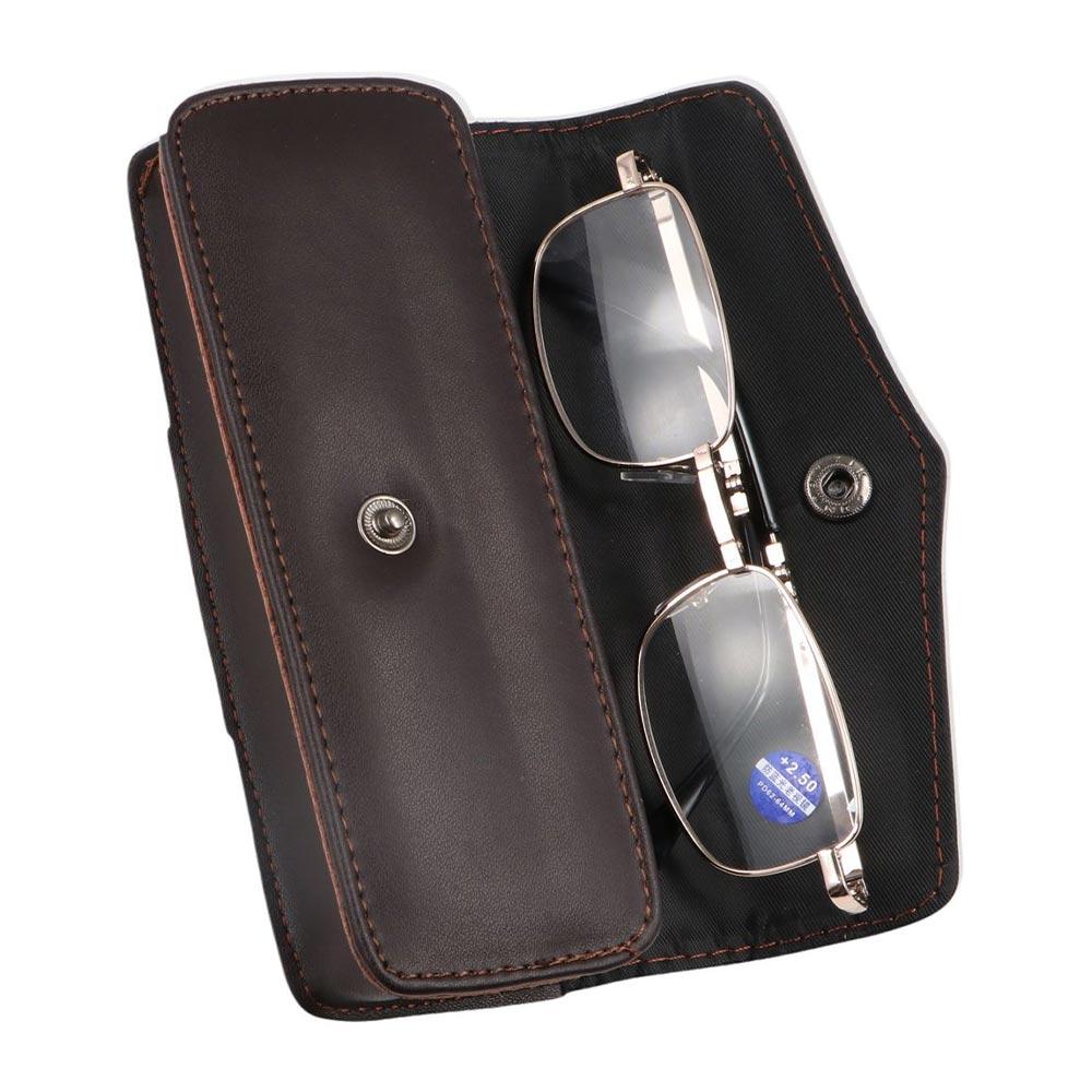 Father's Gift Presbyopic Glasses Eyeglass Box Waistpack Glasses Box Sunglasses Case Spectacle Case