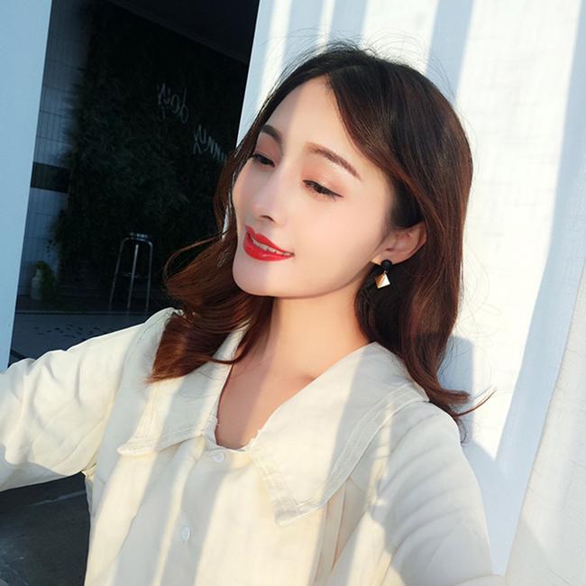 Women Fashion Rhombic Classic Geometric Personalized Pendant Earrings Jewelry