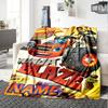 Customizable Blaze and the Monster Machines2 Throw Blanket – Personalized Name, All-Season Cozy Snug Blanket, Machine Washable, Personalized Blanket