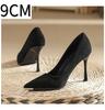 Pumps Shoe Black Womens Heel New Four Season Mary Jane Shoes High Heels Women Pumps Woman Shoes Wedding Shoes Bride Black Heels