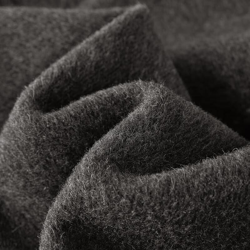 Женское свободное двустороннее зимнее пальто из шерстяной смеси