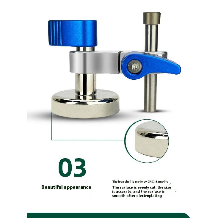 Self Centering Vice Vise Magnet Locator Positioner CNC Workpiece Locator Auxiliary Parallel Magnetic Suction Auxiliary Vise Vice