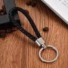 Плетеный веревочный брелок из искусственной кожи, сделай сам, сумка, подвеска, брелок для ключей, автомобильный брелок для ключей для мужчин и женщин, подарочные ювелирные изделия