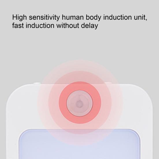 Светодиодная индукционная лампа, мягкое освещение, многофункциональная, высокая чувствительность, практичный датчик движения, беспроводной светодиодный ночник, товары для дома