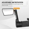 2pcs Bike Mirror Cycling Rear View Mirror Foldable 360 Degree Rotating Rearview Bicycle Mirrors