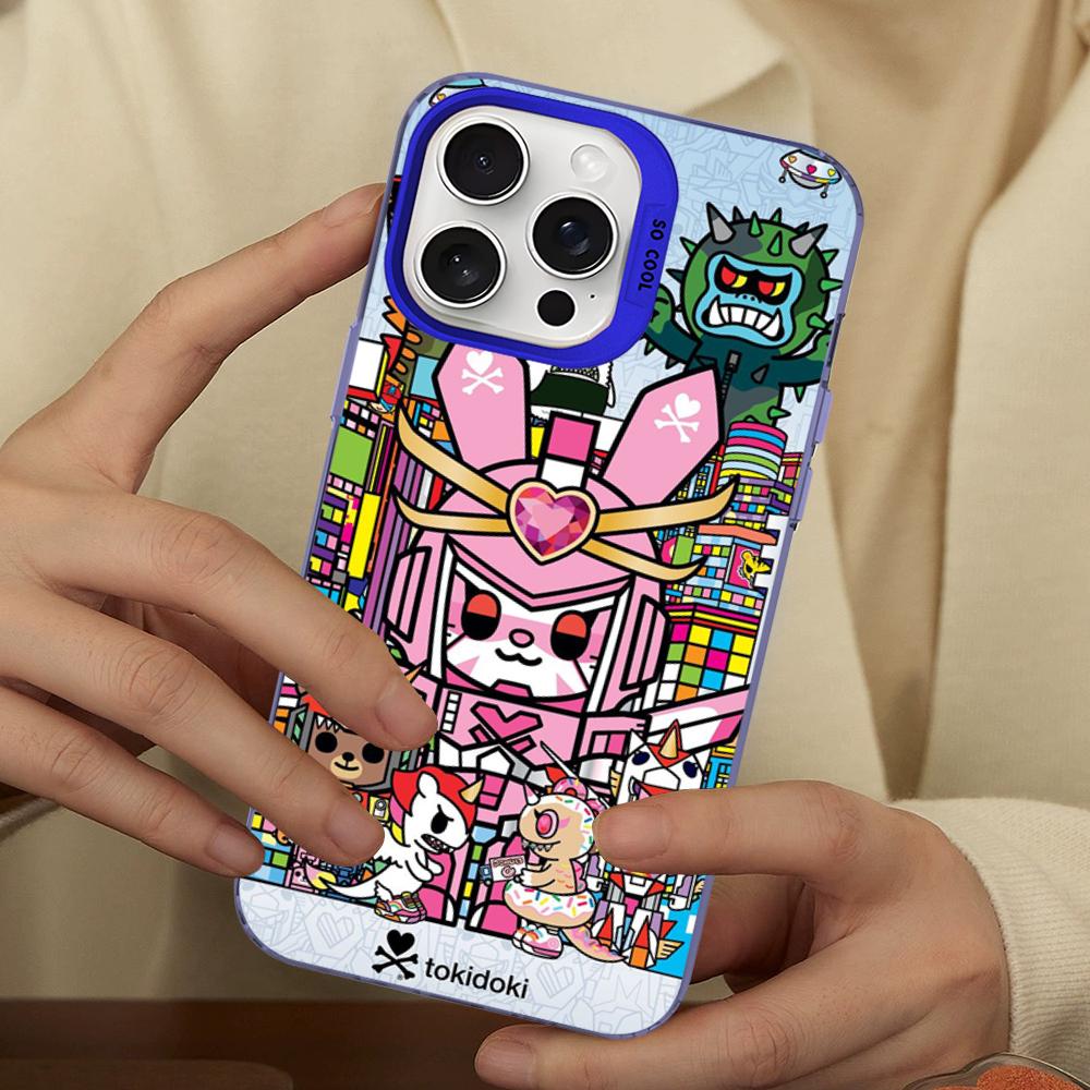 Япония Tokidokis Чехол для телефона Для IPhone 16 15 14 13 12 11 Pro Max X XR XSMAX 8 7 Plus Матовый Ударопрочный Задняя крышка