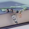 Модный шарм Милый браслет с животными Регулируемые браслеты дружбы Тренд Мультяшный браслет с кошкой Детский