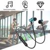 with Mic Music Headset Handsfree Hanging Neck Sport Earbuds Wireless Bluetooth Earphone Magnetic