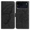 For iPhone 17 Pro Case Butterfly Imprinted Wallet Stand PU Leather Flip Phone Cover with Strap