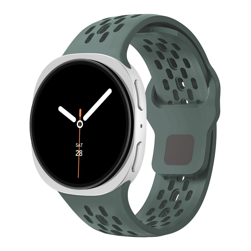 Резиновый ремешок для Samsung Galaxy watch 8/8 classic 46мм/44мм/40мм Дышащий спортивный браслет на запястье Correa Galaxy watch8 Ремешок