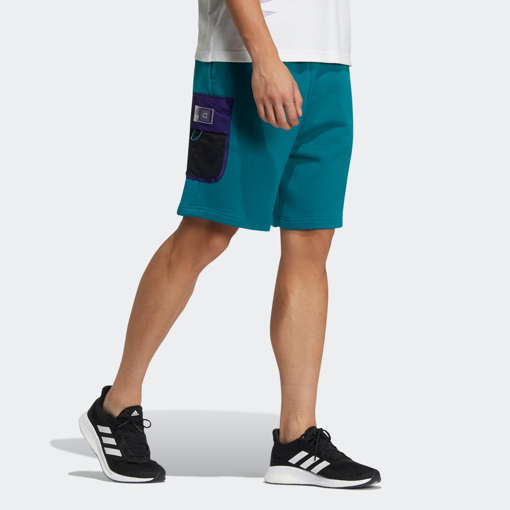 adidas ST Graphic knitted Shorts 'Teal' Men's HE7443