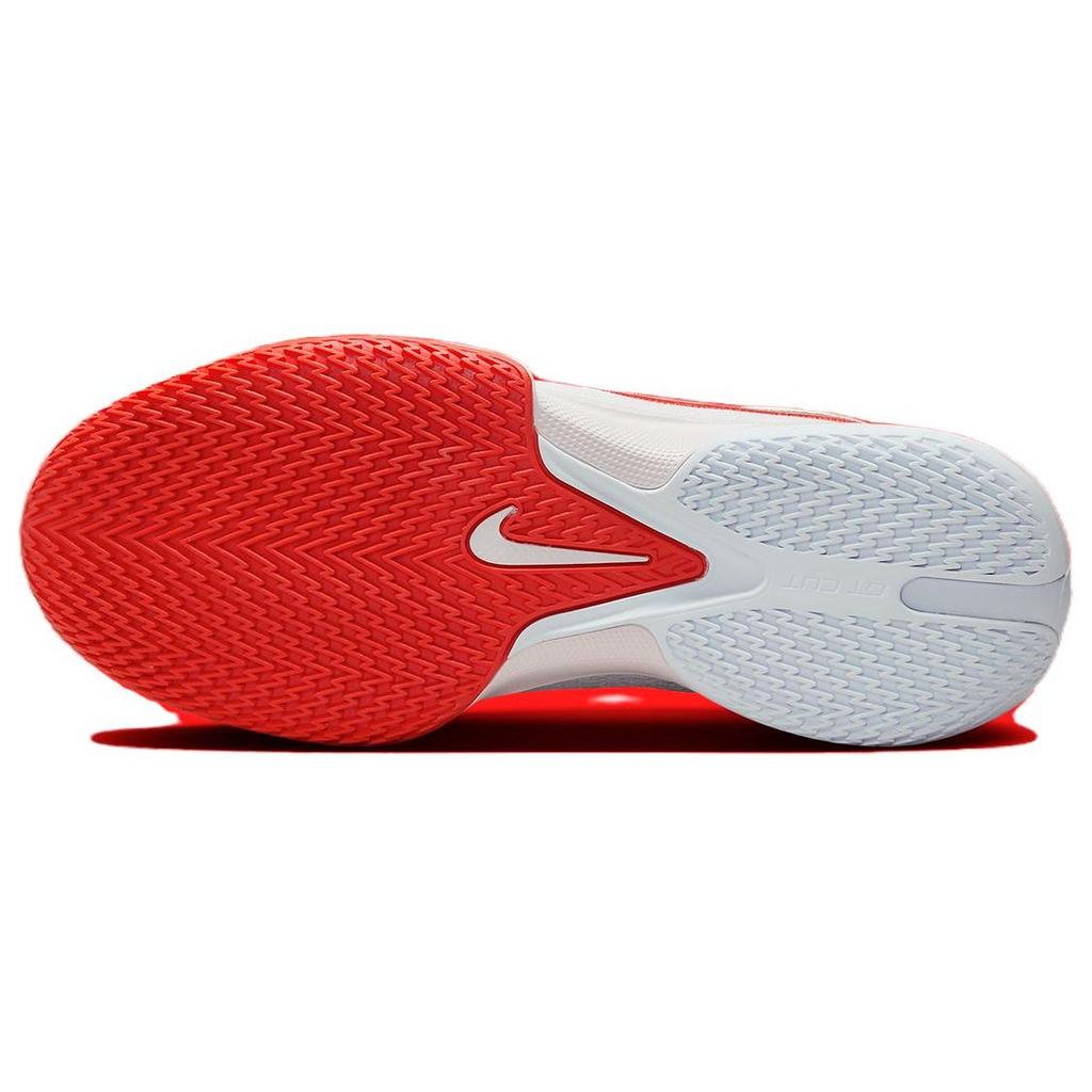 Nike Air Zoom GT Cut Academy White Picante Red Unisex Sneakers Summit-White Metallic-Silver Football-Grey FB2599-101