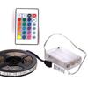 Водонепроницаемая RGB LED лента с USB и батарейным отсеком - Декор для телевизора, Диммируемый неоновый 5050.