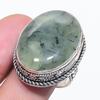 Prehnite Gemstone 925 Sterling Silver Jewelry Ring Size 9
