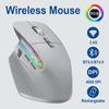 2.4G Wireless Mouse Bluetooth RGB Rechargeable Ergonomic Design Computer Mice For Computer Gaming Office