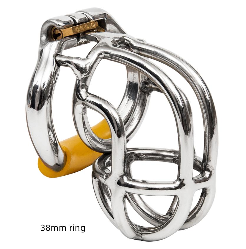 Эргономичное устройство верности для мужчин из нержавеющей стали, клетка для члена, замок для пениса, кольцо для члена, пояс верности, S056