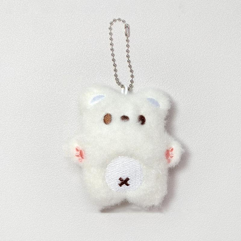 Брелок-подвеска в виде мультяшного медведя, пищащая милая плюшевая кукла, игрушка кавайная, мягкая сумка, подвески, украшения для пары друзей, подарок