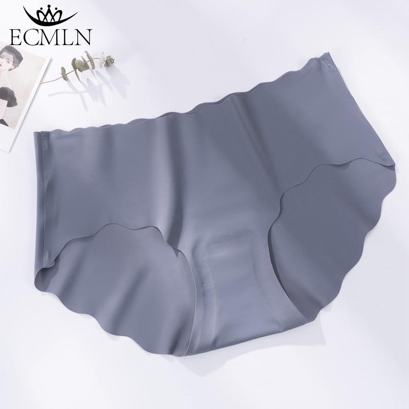 Бесшовное дышащее нижнее белье из ледяного шелка с средней посадкой, женские трусики, волнообразный эффект лифтинга бедер и контроля живота, сексуальные трусики-слипы
