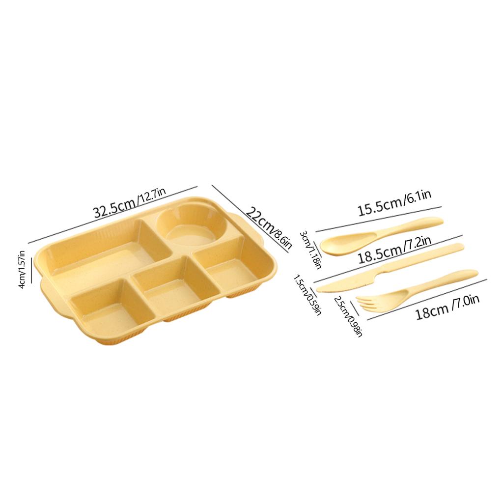 1/4 шт. Пищевая тарелка квадратная домашняя кухня многоразовая обеденная тарелка для взрослых порционный контроль диета 3 отделения безопасна для микроволновой печи