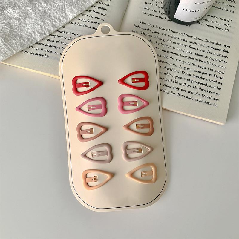 10pcs Children Hair Pin Dot Simple Colorful Hair Clips for Girls Princess Sweet Hair Clips Headwear Girls Kids Hair Accessories