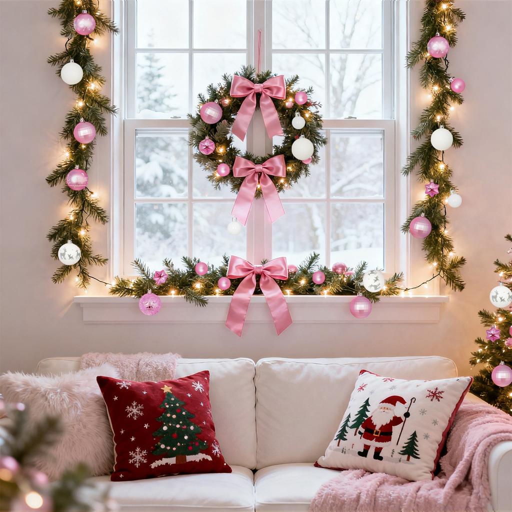 44 шт. Рождественские украшения для елки, пластиковые шары, украшения для поделок своими руками и расписные дизайнерские коробки, подвеска