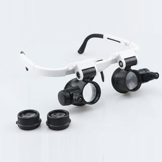 Лупа со светодиодной подсветкой, улучшенная видимость, складная конструкция, лупа для ремонта часов