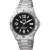 A24A-003PK (Q&Q Watch Analog 10-years Battery Water-resistant Day Metal Band) Watch