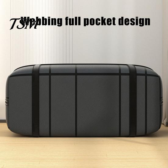 Household Item Storage Container Oversized Waterproof Bag with Reinforced Handle Large Clothes Capacity Zipper Closure Foldable Design Travel