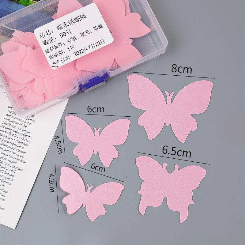 Топпер для торта «Бабочка с золотым краем»: Креативный розовый дизайн для дня рождения богини