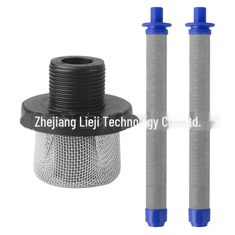 Комплект безвоздушного распылителя высокого давления: Форсунка, седло «утконос», труба, фильтр распылителя, удлинительный стержень.