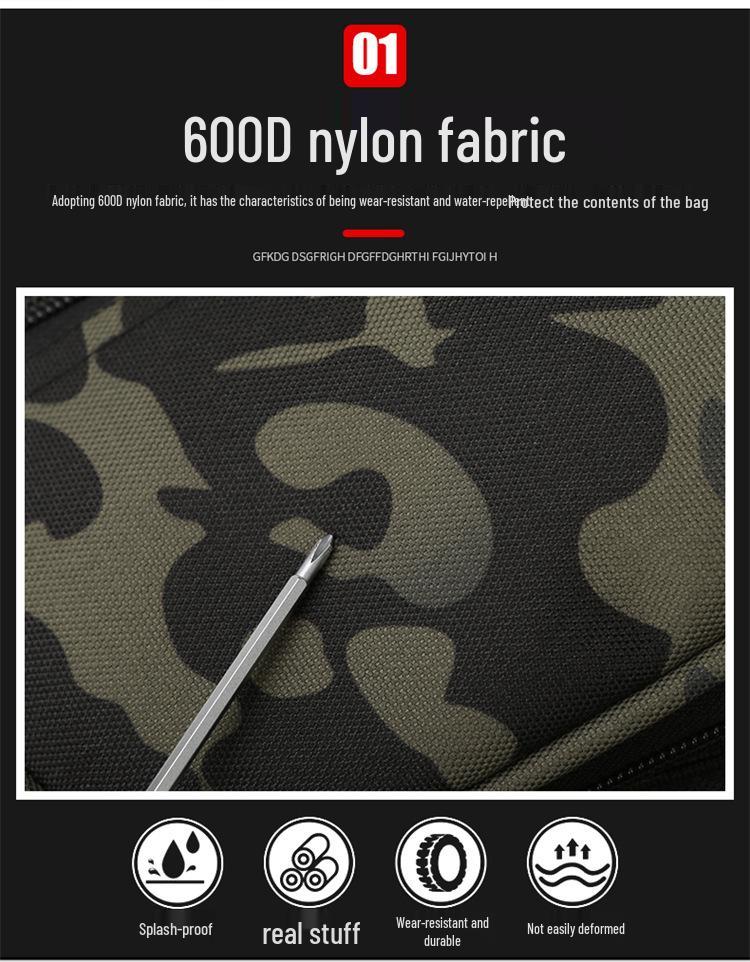 Многофункциональная камуфляжная рыболовная сумка 2023 года: Ношение на одном плече, через плечо или на поясе с держателем для удилища