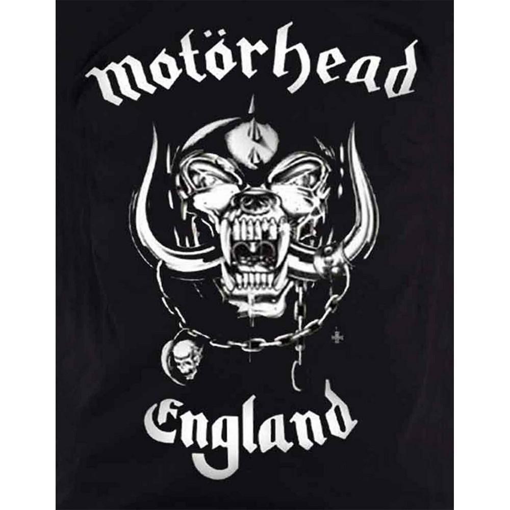 Motorhead Unisex Adult England Back Print T-Shirt