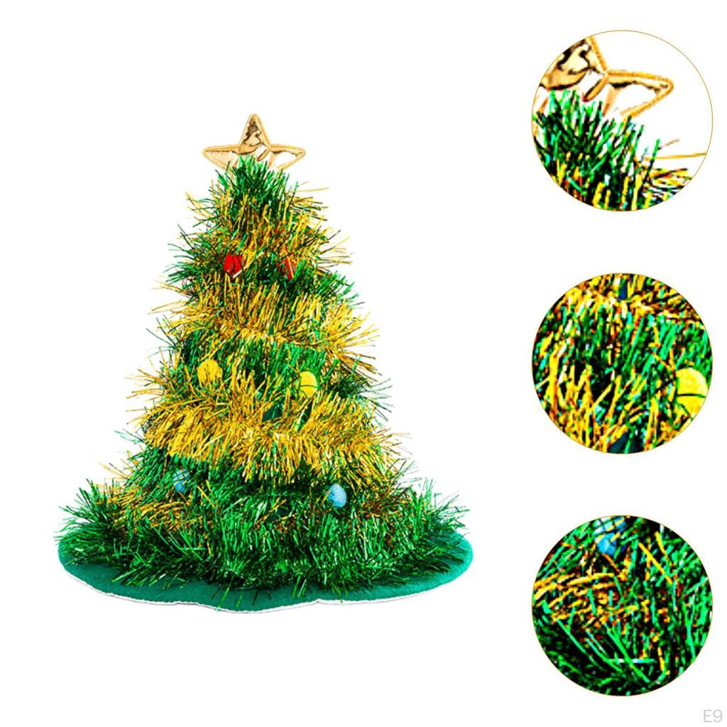 Рождественская елочная шапка Креативный карнавальный костюм Фотореквизит Праздничный декор для праздника