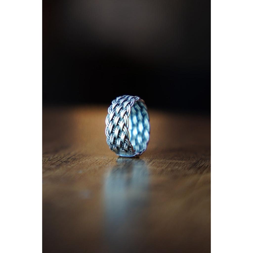 Модель испанской соломенной косы, регулируемое черное кольцо