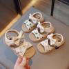 Summer Embroidered Soft Sole Princess Sandals Kids Girls Beach Shoes