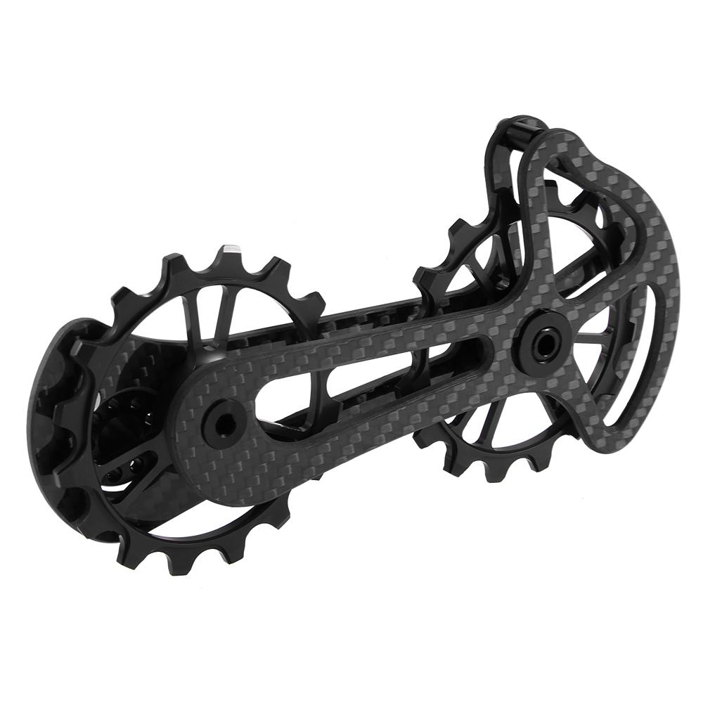 16T велосипедный керамический подшипник жокей-шкив набор колес из углеродного волокна с ЧПУ задние переключатели направляющие