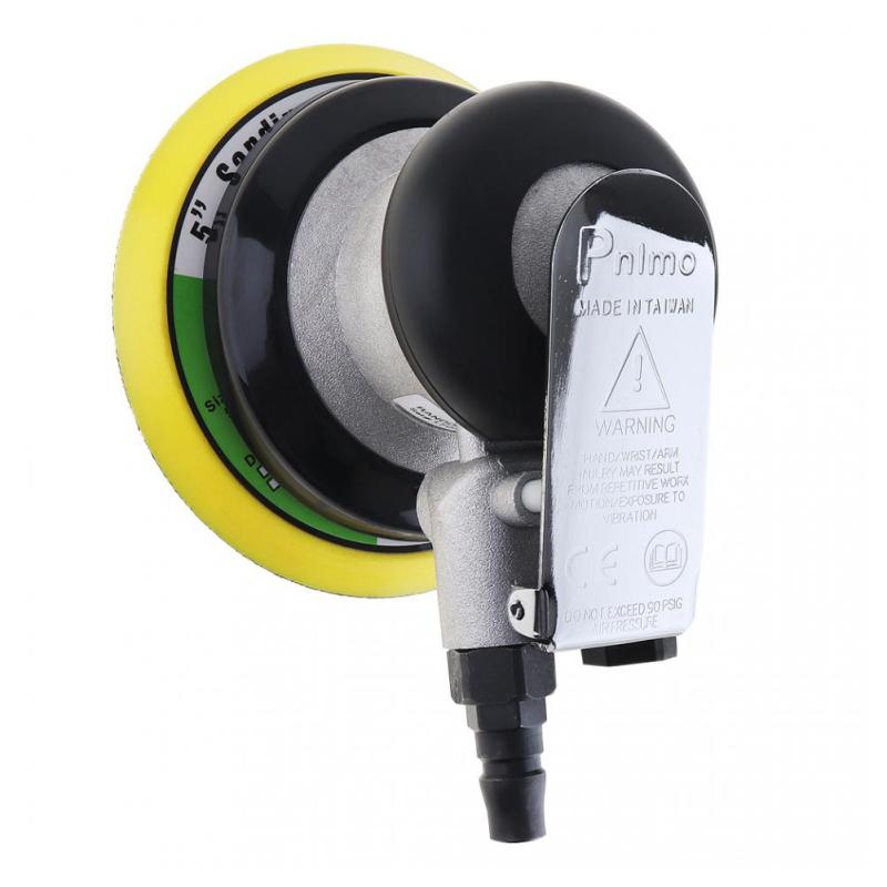 5-дюймовая безвакуумная матовая поверхность, круглая пневматическая наждачная бумага, произвольная орбитальная воздушная шлифовальная машина, полированная