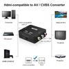 HDMI-совместимый в AV RCA адаптер-конвертер 1080P RCA AV CVSB LR видео композитный AV скалер-конвертер для ПК HDTV проектора