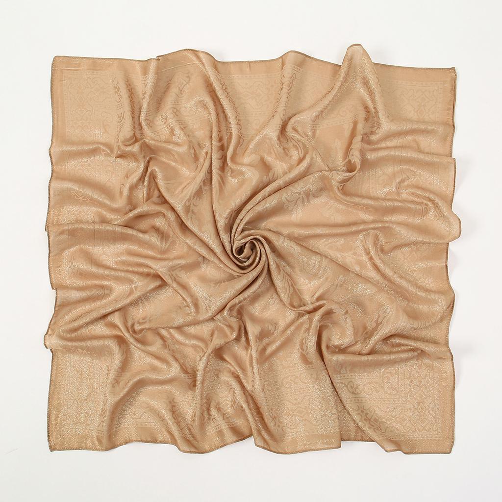 100*100cm Muslim Square Scarf Plaid Pattern Hijab Scarf Woman Muslim Hair/Headwraps Fashion Femme Turban Ramadan Headscarf