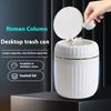 Light Luxury Mini Sized Desktop Trash Can Suitable for Offices, Family Desks, Space Saving Storage Boxes, Easy To Clean