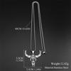 Hollow Cattle Bull Necklaces For Women Men Stainless Steel Gold Silver Color Bohemia Animal Head Male Chain Jewelry Gifts