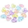 For Jewelry Making Vertical Hole Heart Beads Fluorescent Color Loose Beads DIY Necklace Pendant Accessories Bowknot Beads Beads 10Pcs  Accessories